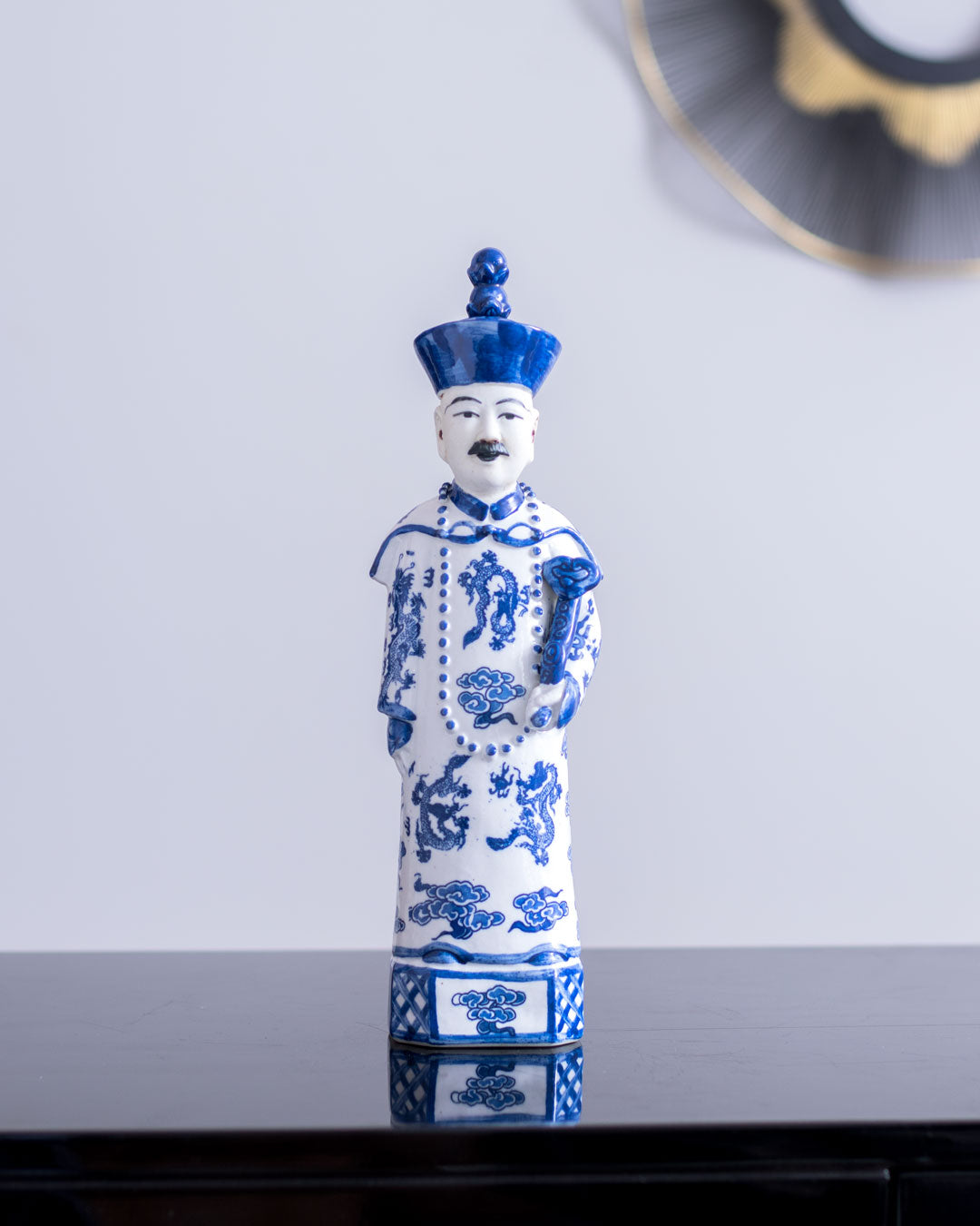 'The Qing Emperors' Porcelain Sculptures - Set of 3