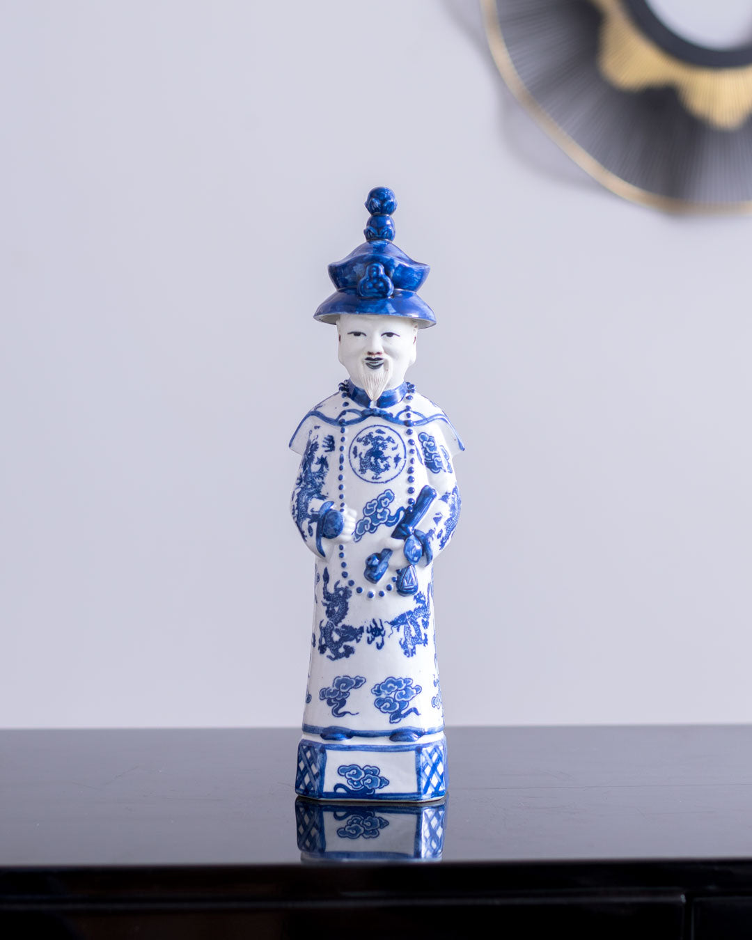 'The Qing Emperors' Porcelain Sculptures - Set of 3