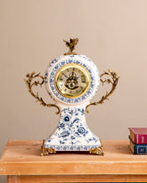 'Baroque Bloom' Ornamental Decorative Table clock 