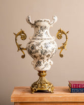 'Royal Noir' Victorian Ornamental Vase 