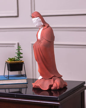 Serene Monk Sculpture - The Decor Kart 