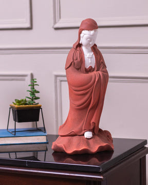 Serene Monk Sculpture - The Decor Kart 