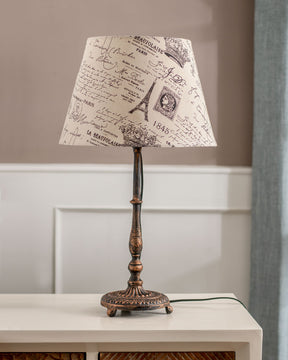 Rustic Cast Iron Table Lamp