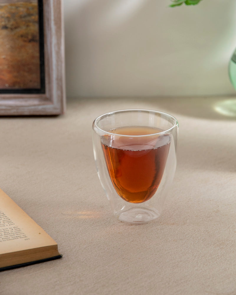 Double Wall Tea CUP - White 