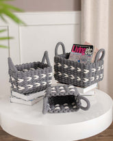 'Tangled Elegance' Storage Baskets - Set of 3