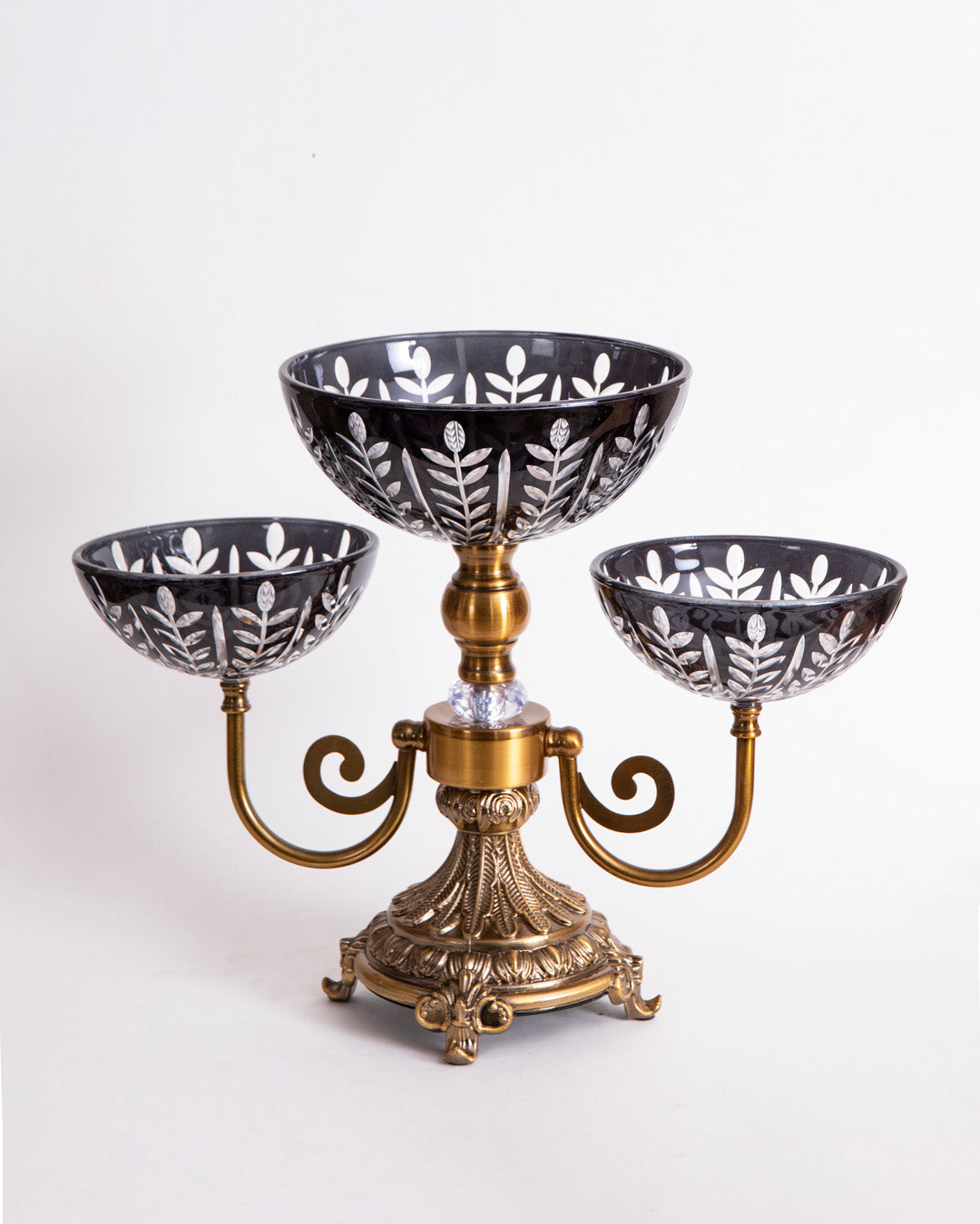 Antique Style Triple Arm Decorative Bowl 