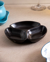Monochrome Chip & Dip Platter - Black 