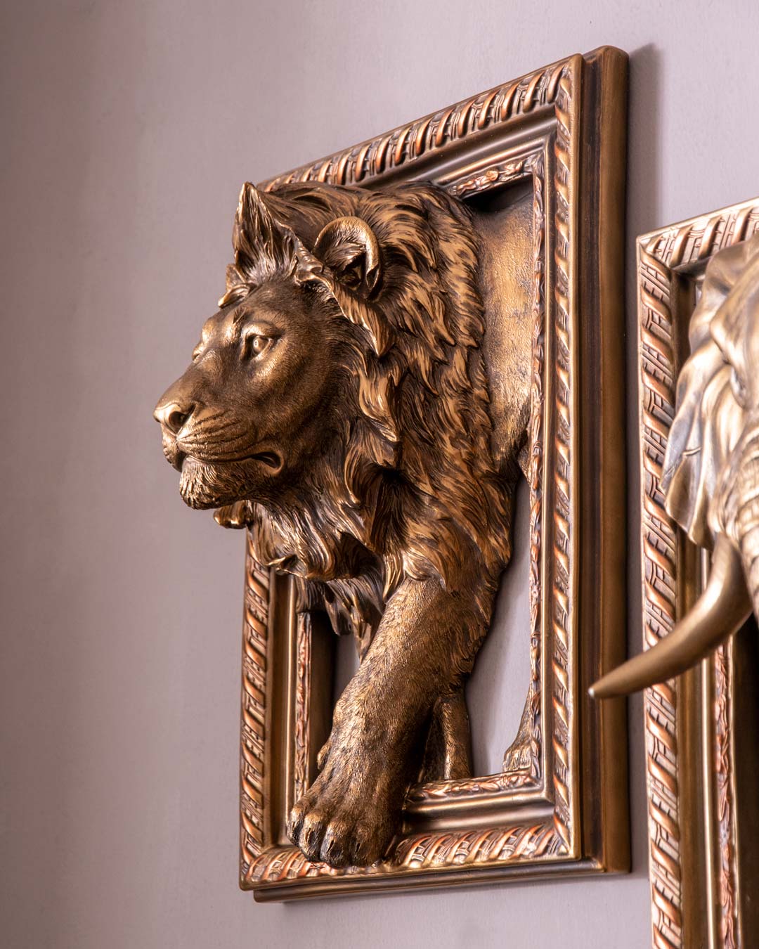 Majestic Lion 3D Wall Art 