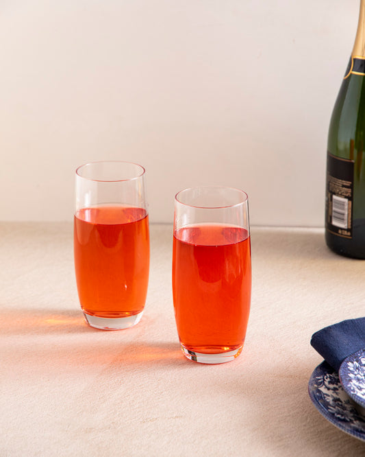 Crystal Sipper Drinking Glass - Set Of 2