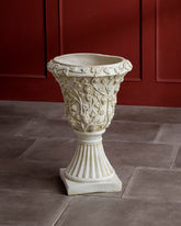 Tuscan Vine Relief Goblet Planter 