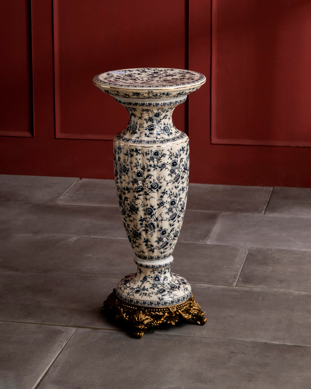 'Staffordshire' Ornamental Floral Side Table