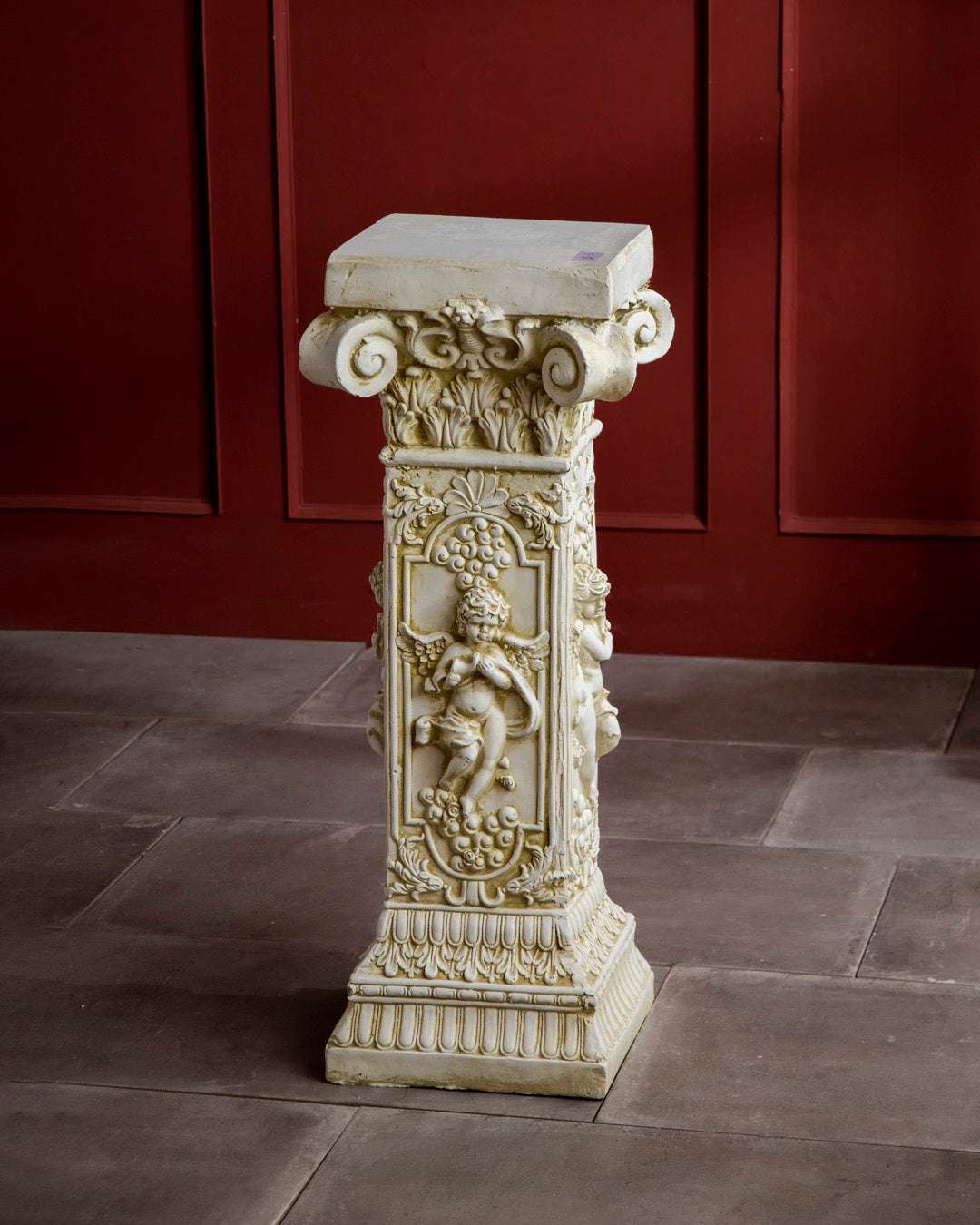 Angel Cherub Decorative Pillar Stand