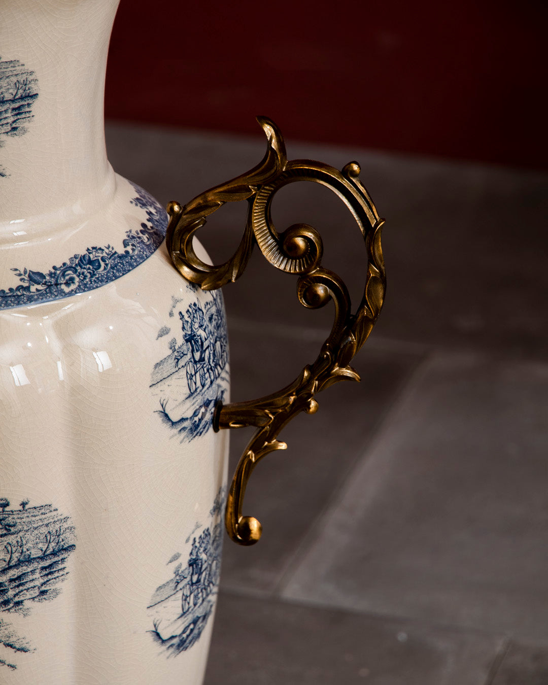 'Yorkshire' Victorian Ornamental Floor Vase 