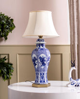 Hexagonal Landscape Table Lamp - Small