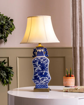 'The Dragon' Porcelain Vase Table Lamp