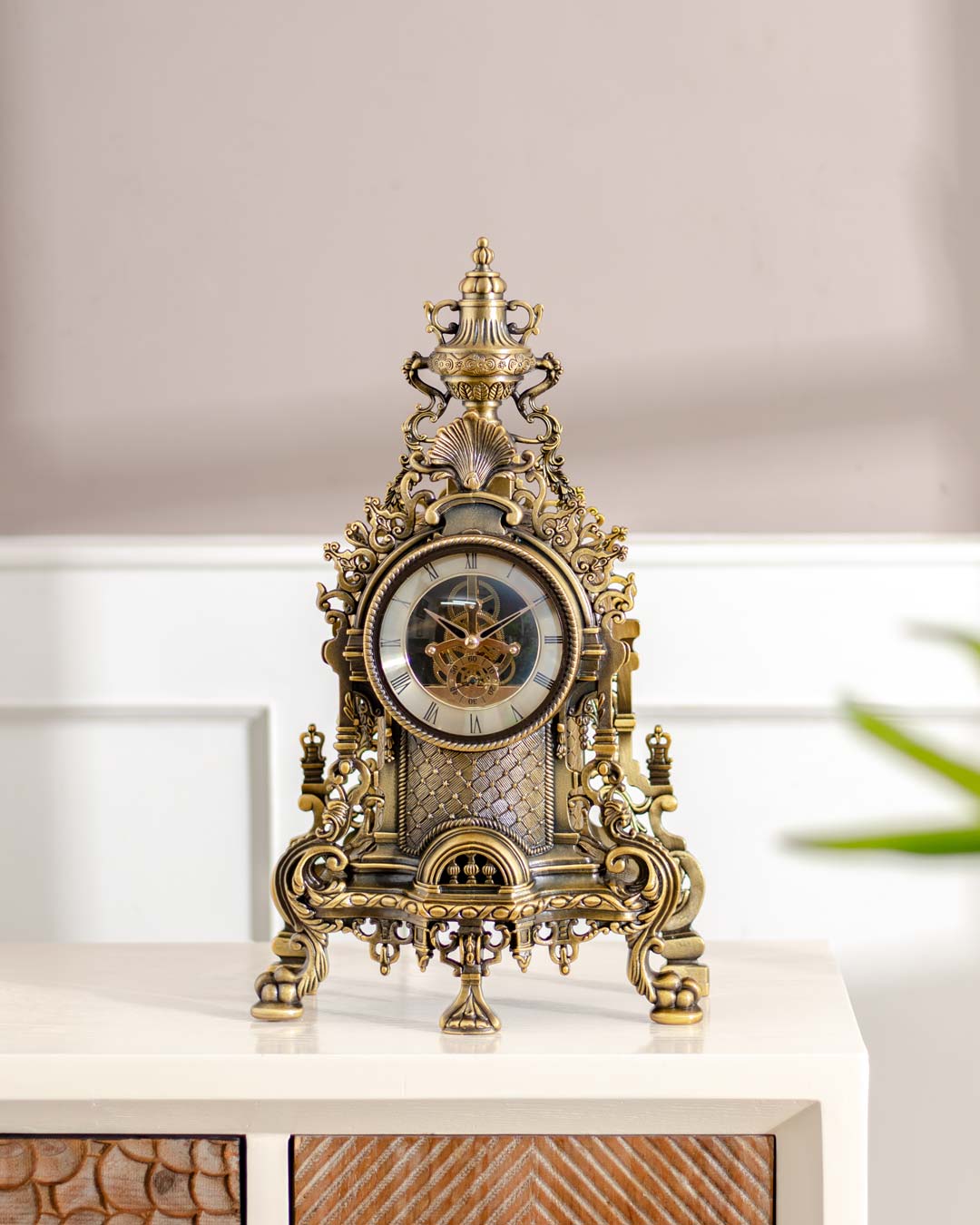 'Constantinople' Regal Vintage Mantel Clock - The Decor Kart