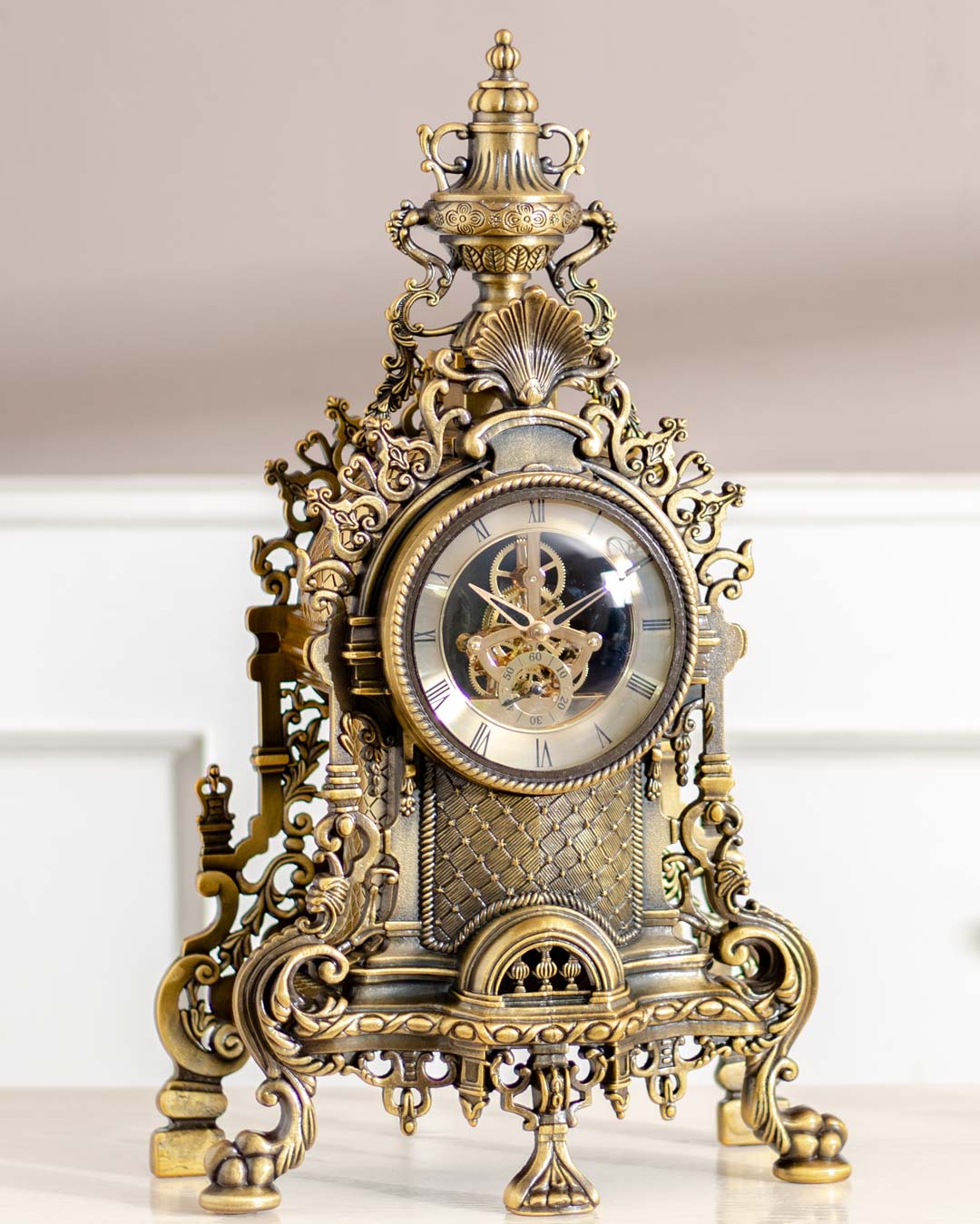 'Constantinople' Regal Vintage Mantel Clock - The Decor Kart