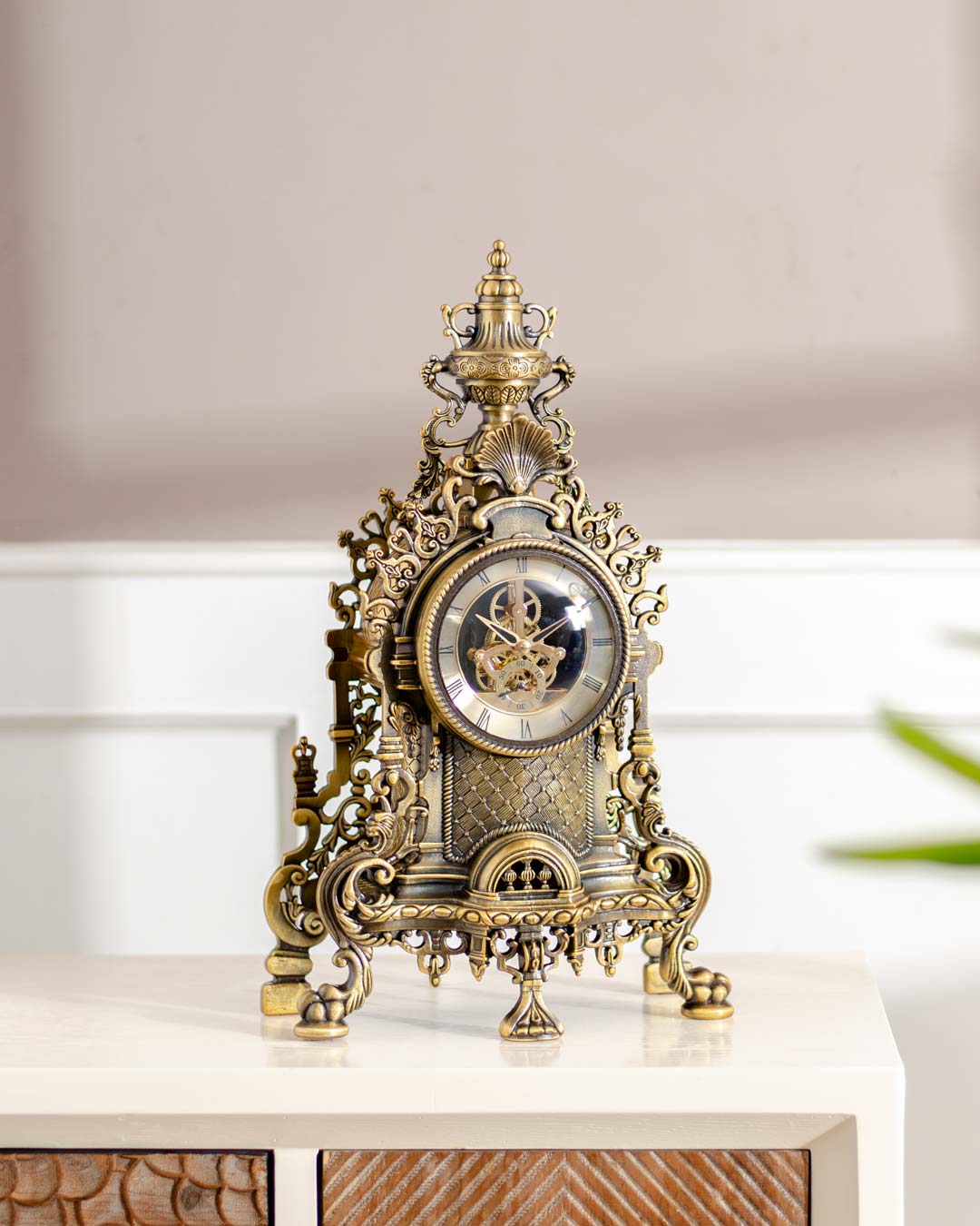 'Constantinople' Regal Vintage Mantel Clock - The Decor Kart