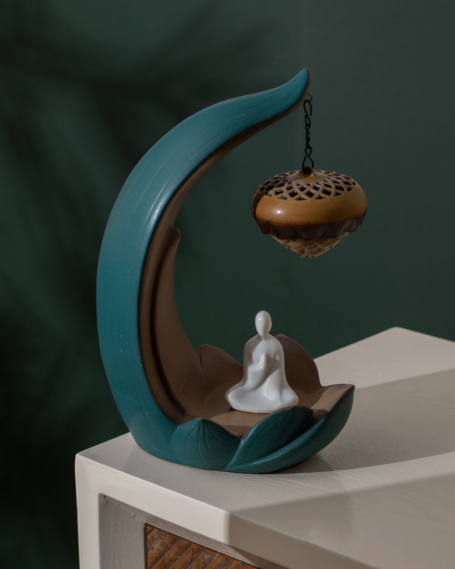 Lotus Backflow Incense Burner - The Decor Kart 
