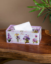 Vintage Floral Tissue Box Holder