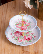 Rose Garden 2-Tier Cake stand 