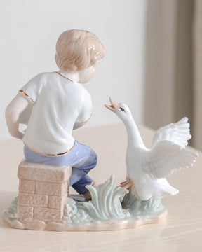 Beautiful Boy - Fine Porcelain Figurine - The Decor Kart 