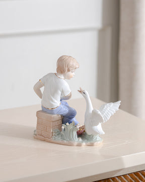 Beautiful Boy - Fine Porcelain Figurine - The Decor Kart 