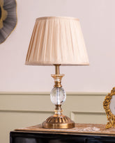 Classic Crystal & Metal Table Lamp