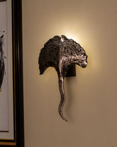 Ginkgo Leaf Wall Light - Rustic Silver - The Decor Kart 