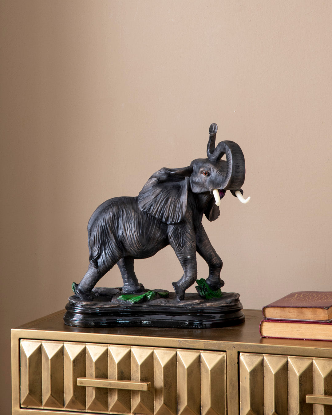 Majestic Elephant Tabletop Sculpture - Large 