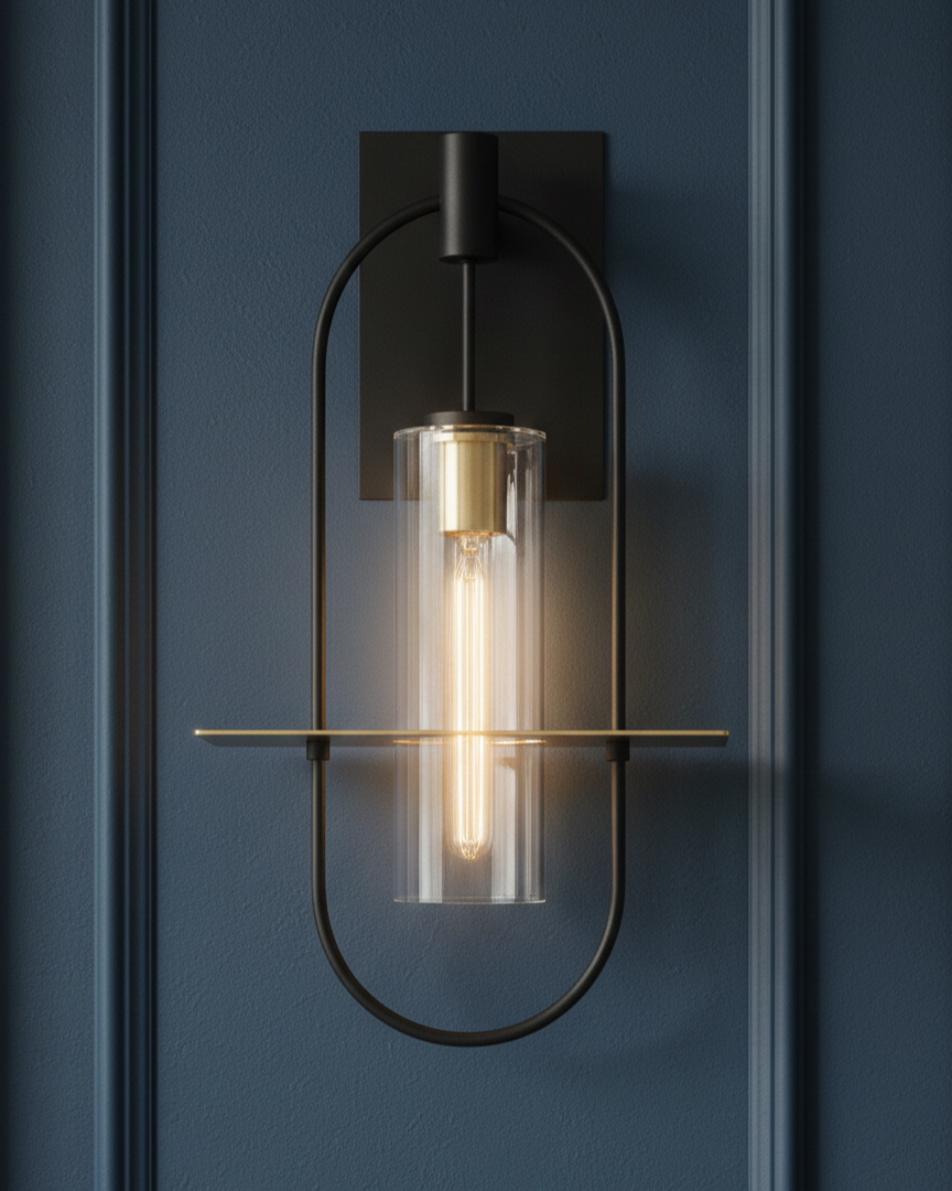 Modern Arch Frame Wall Sconce 
