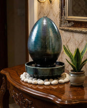 Aqua Harmony Egg Shape Ripple Fountain