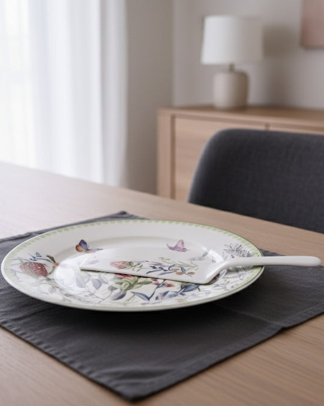 Botanical Garden Cake Plates - Set Of 8 