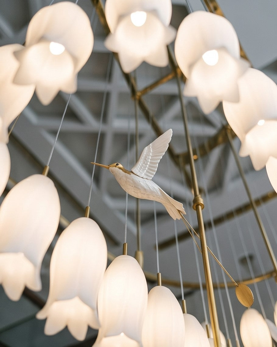 Ethereal Bird Garden Chandelier 