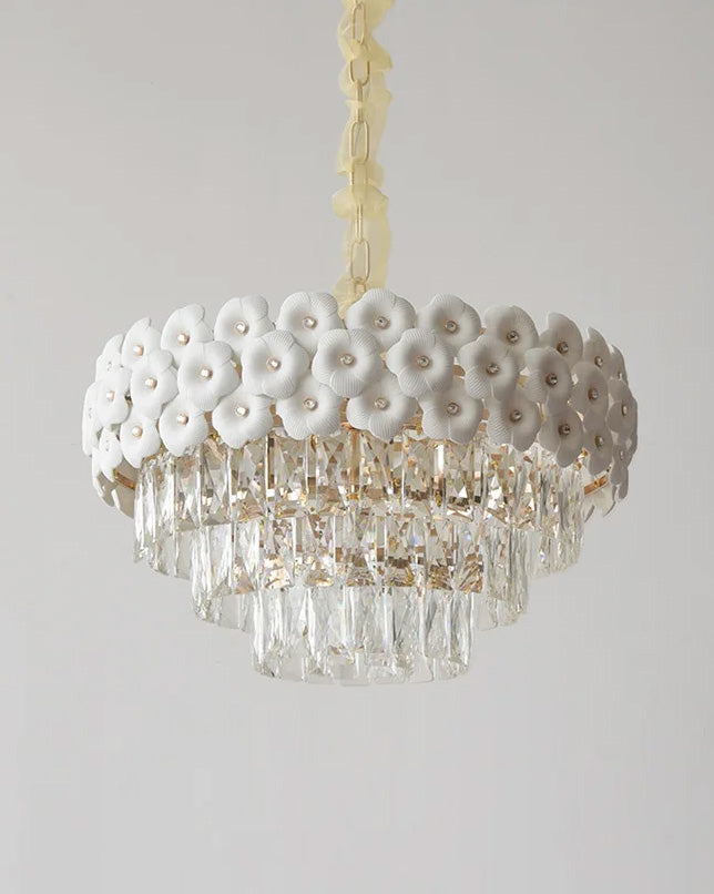  Floral Serenity Chandelier - The Decor Kart 