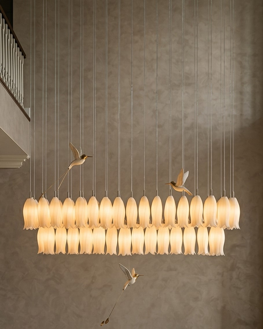 Ethereal Bird Garden Chandelier 
