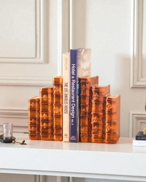 Vintage Books Bookend Set