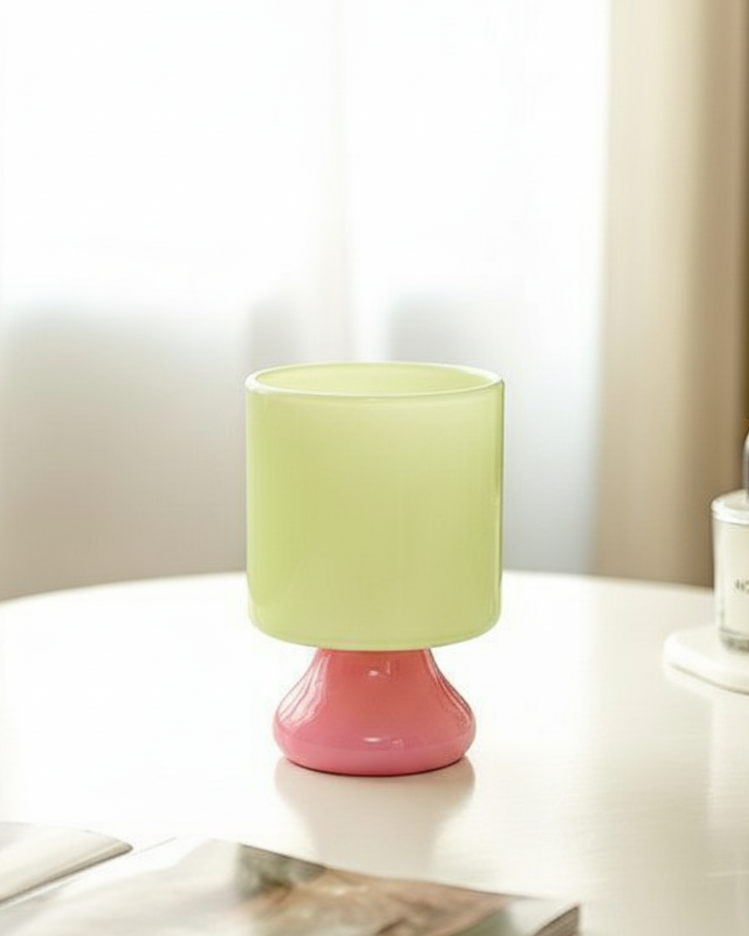 Lime Blush Flower Vase 