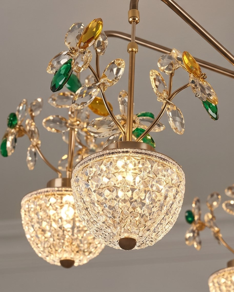 Golden Vine Luxe Chandelier 