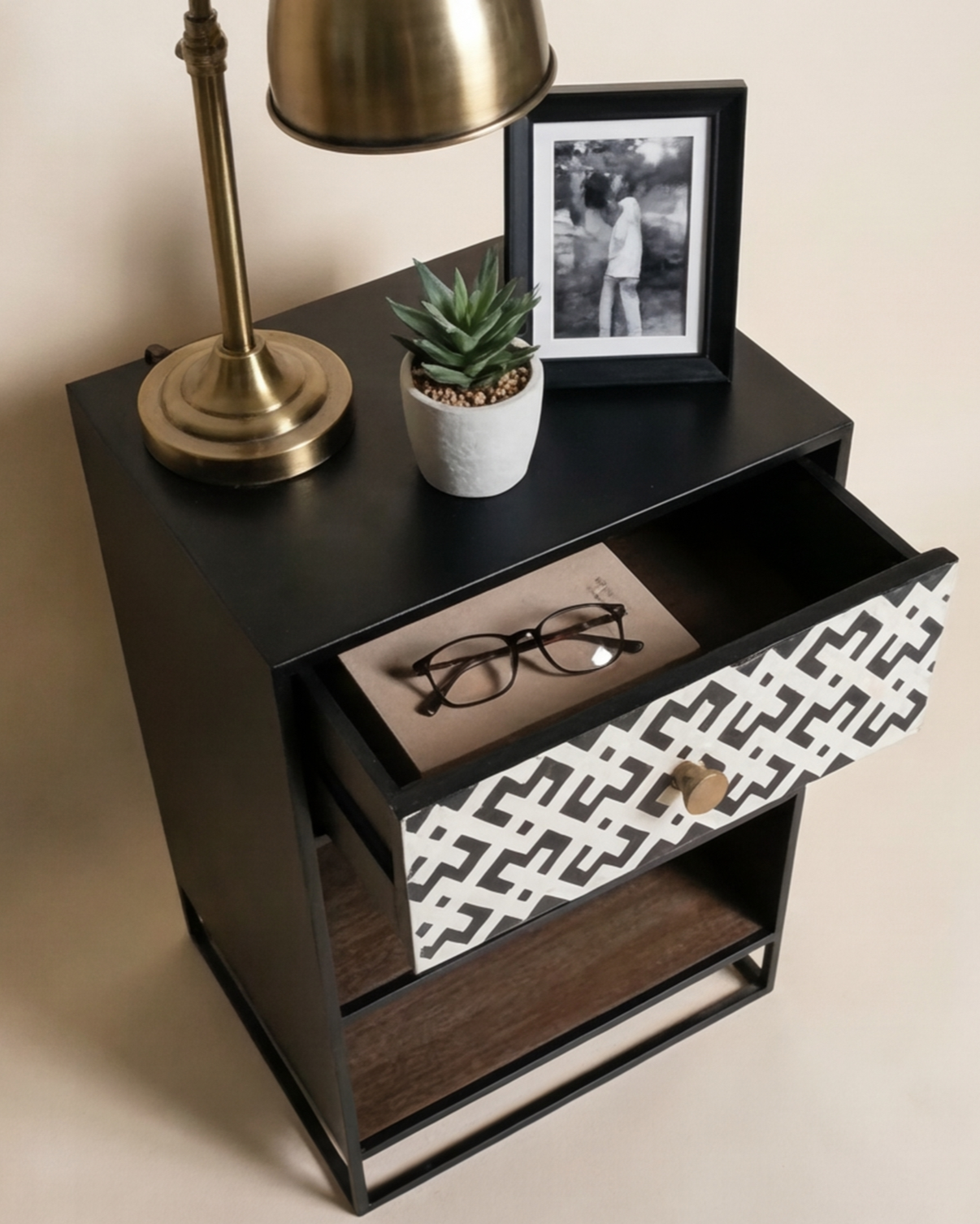 Lattice Charm Bedside Cabinet 