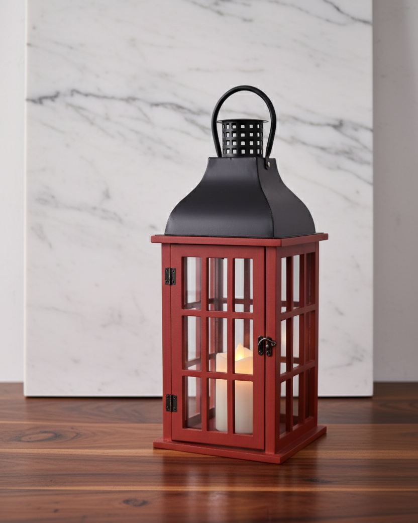 Vintage Manor Candle Lantern 