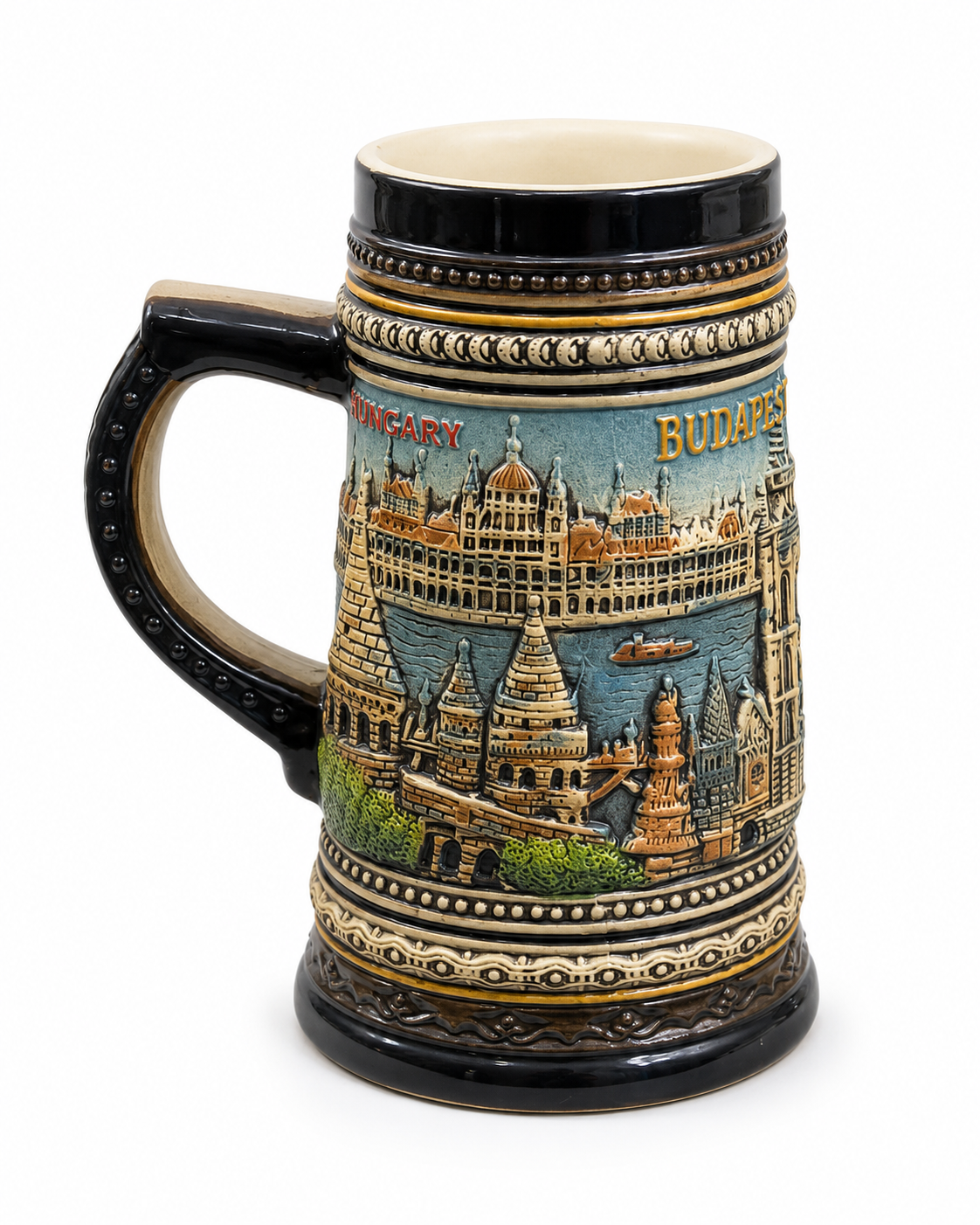 Budapest Panorama - Vintage Stein Beer Mug 
