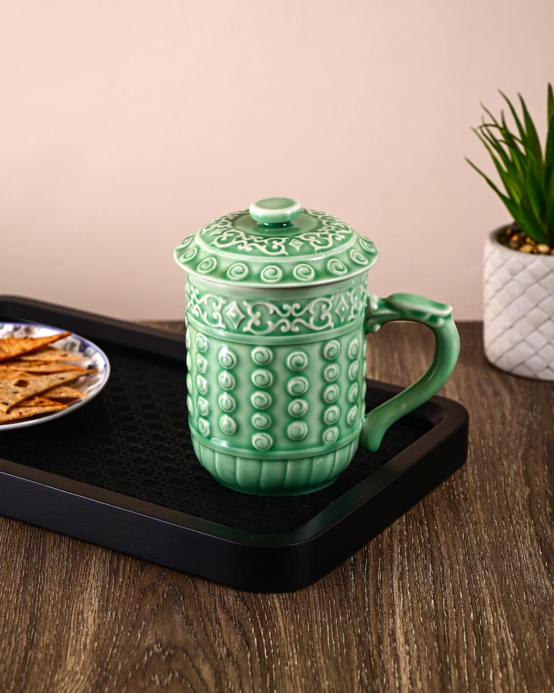 Oriental Harmony Mug - Celadon Green 