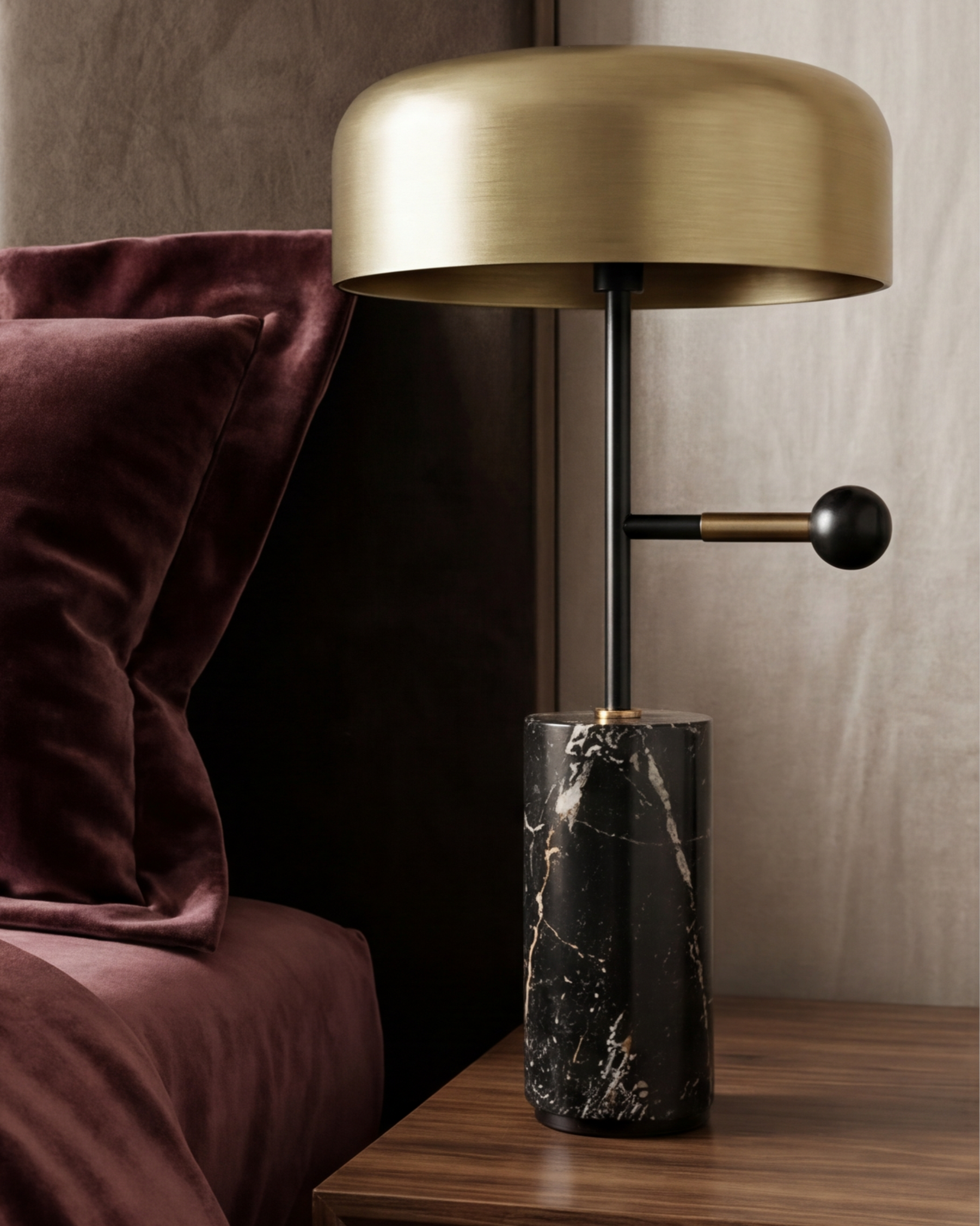 Midnight Luxe Dome Table Lamp 