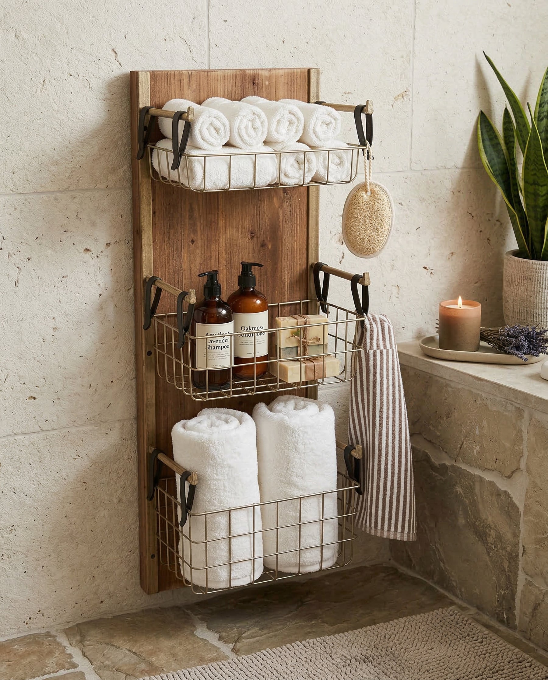 Rustic Nest Wall Organizer 