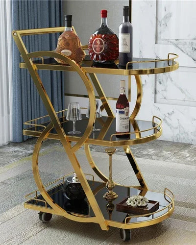 Fusion Gold Bar Cart - The Decor Kart 