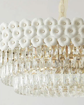 Floral Serenity Chandelier - The Decor Kart 