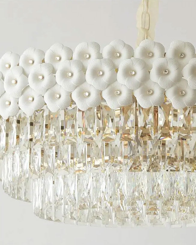  Floral Serenity Chandelier - The Decor Kart 