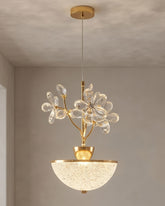 Crystal Daisy LED Pendant Light 