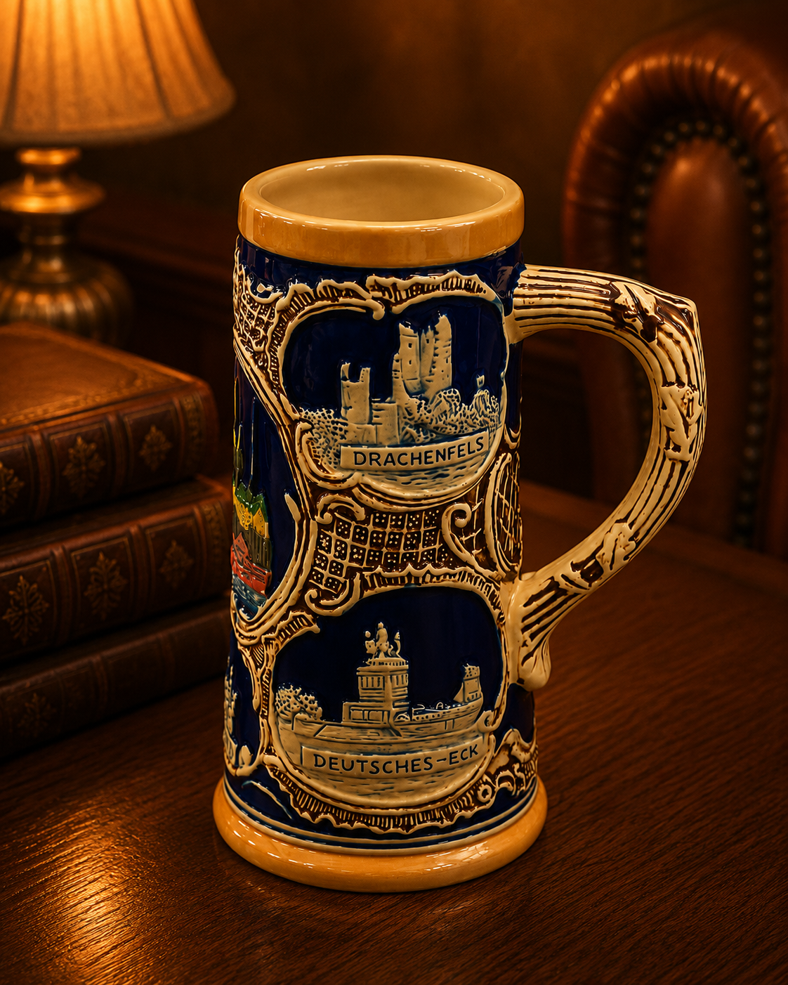 German Castles - Vintage Stein Beer Mug 